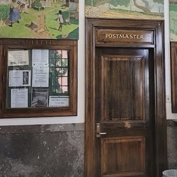 US Post Office - Murals painted by William Traher (Denver, CO) paid for by the US Treasury Dept's Section of Fine Arts, a Depression-era project