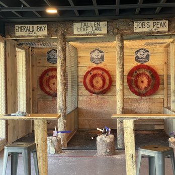 Yosemite Axe Throwing - very used targets - Axe Throwing Near Me - South Lake Tahoe, California Yosemite Axe Throwing - very used targets - Axe Throwing Near Me - South Lake Tahoe, California