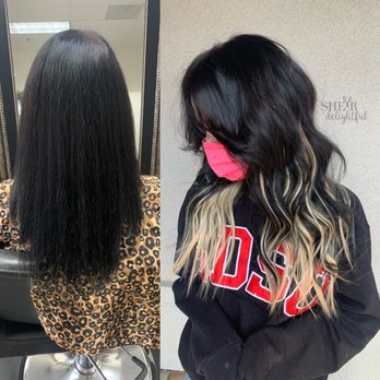 Shear Delightful - Tape in extensions. Blonde and black hair extensions - Hair Stylists Near Me - Santee, California Shear Delightful - Tape in extensions. Blonde and black hair extensions - Hair Stylists Near Me - Santee, California