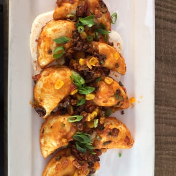 Clock Tower Brew Pub - Southwest pierogies with corn, onion and black beans. - Breweries Near Me - Ottawa, Ontario Clock Tower Brew Pub - Southwest pierogies with corn, onion and black beans. - Breweries Near Me - Ottawa, Ontario