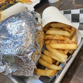 Hangry Burger - Burger with fries - Burgers Near Me - Springfield, Virginia