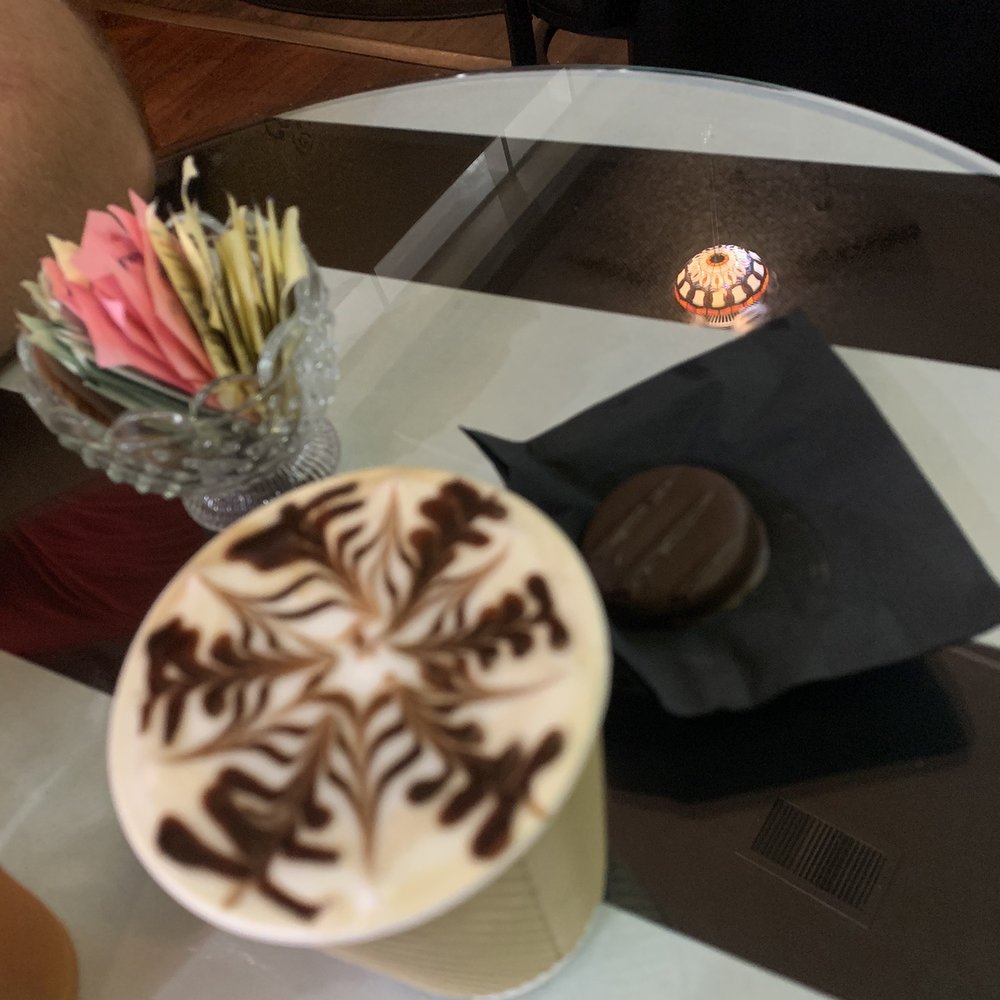 Chocolatte - Choco-latte with complimentary chocolate dipped oreo - Chocolatiers & Shops Near Me - Sutter Creek, California Chocolatte - Choco-latte with complimentary chocolate dipped oreo - Chocolatiers & Shops Near Me - Sutter Creek, California
