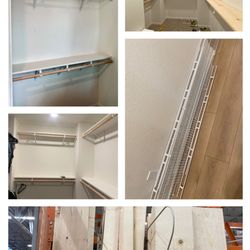 A&A Handy - Constructed closet shelving from scratch. 4 walk-in closets . We bought the wood and then painted it