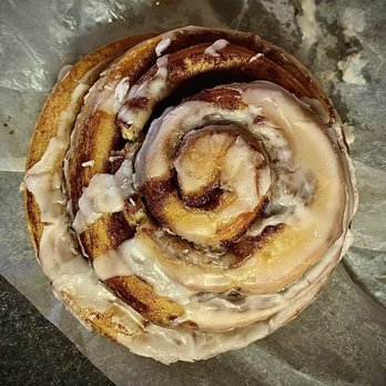 The Village Baker - Top of cinnamon roll - Bakeries Near Me - Flagstaff, Arizona