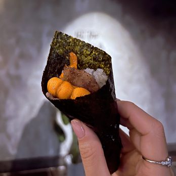 Ocean Code Handroll Bar - Wagyu Beef with Uni handroll - Japanese Near Me - Carle Place, New York Ocean Code Handroll Bar - Wagyu Beef with Uni handroll - Japanese Near Me - Carle Place, New York