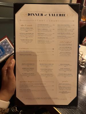 Menu photo 6 Valerie New York, NY
