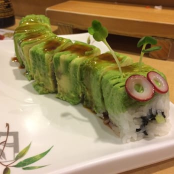 Riyoma - The Caterpillar Roll. This is delicious! - Japanese Near Me - El Paso, Texas Riyoma - The Caterpillar Roll. This is delicious! - Japanese Near Me - El Paso, Texas