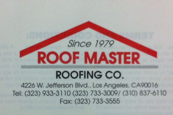 Roof Master Roofing Logo