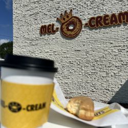 Mel-O-Cream Donuts - Long John maple bar !