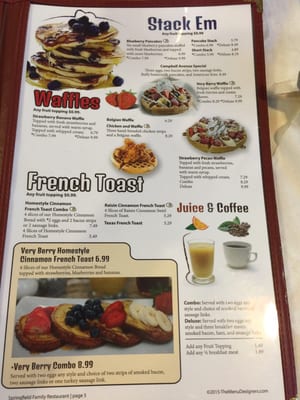 Menu photo 8 Springfield Family Restaurant Springfield, MO Menu photo 8 Springfield Family Restaurant Springfield, MO