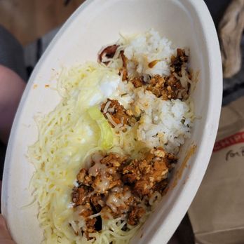 Chipotle Mexican Grill - My kids burrito bowl when we took the lid off.... - Fast Food Near Me - Morgan Hill, California Chipotle Mexican Grill - My kids burrito bowl when we took the lid off.... - Fast Food Near Me - Morgan Hill, California