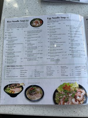 Menu photo 8 Pho Ba Co Irvine, CA