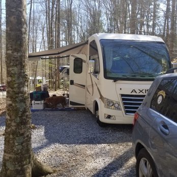 Woodsmoke Campground - All settled in on 26. - Campgrounds Near Me - Unicoi, Tennessee Woodsmoke Campground - All settled in on 26. - Campgrounds Near Me - Unicoi, Tennessee