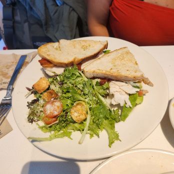 Ruscello at Nordstrom - Roasted turkey and avocado club with salad - Mediterranean Near Me - Honolulu, Hawaii Ruscello at Nordstrom - Roasted turkey and avocado club with salad - Mediterranean Near Me - Honolulu, Hawaii