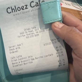Chloez Cafe - Price for food that is plain. - Breakfast & Brunch Near Me - Fairfax Station, Virginia