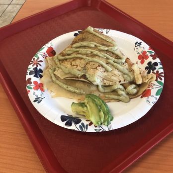 Flower Beans Creperie - Chicken Pesto Crepe ($12.68) - Cafes Near Me - Covina, California