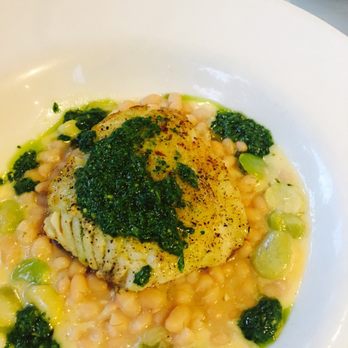 Rainbow Lodge - Pan seared halibut - New American Near Me - Houston, Texas