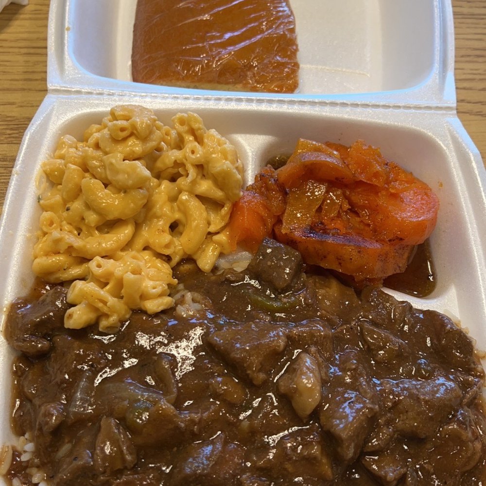 Mikki's Soul Food Cafe - Beef tips, Mac and cheese, candied potato - Soul Food Near Me - Houston, Texas Mikki's Soul Food Cafe - Beef tips, Mac and cheese, candied potato - Soul Food Near Me - Houston, Texas