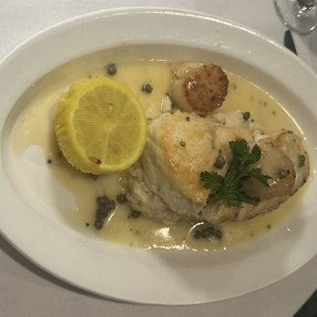 Luciano's Restaurant - Halibut special - Italian Near Me - Wrentham, Massachusetts