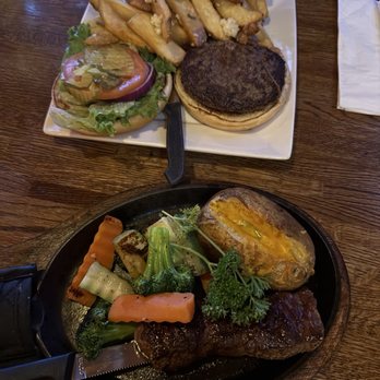 Fibbar MaGees - Fibbar Burger, steak + baked potato deal - Irish Pub Near Me - Sunnyvale, California