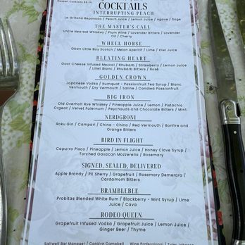Saltwell Farm Kitchen - Cocktail menu - Wine Bars Near Me - Overbrook, Kansas