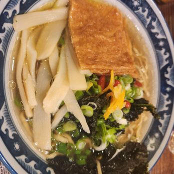 HINODEYA Ramen Union Square - Yuzu Zen ramen ($20) - pretty good but not a fan of the inari - Ramen Near Me - San Francisco, California
