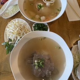 9. Seafood Pho 4. Steak and Brisket Pho