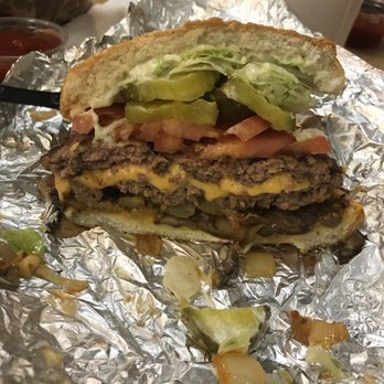 Five Guys - Cheeseburger with everything - Burgers Near Me - Fort Smith, Arkansas Five Guys - Cheeseburger with everything - Burgers Near Me - Fort Smith, Arkansas
