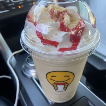 Scooter's Coffee - Am strawberry shortcake blended - Coffee & Tea Near Me - Oklahoma City, Oklahoma Scooter's Coffee - Am strawberry shortcake blended - Coffee & Tea Near Me - Oklahoma City, Oklahoma