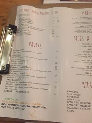 Menu photo 2 Papa's Italian Eatery Auckland, AUK