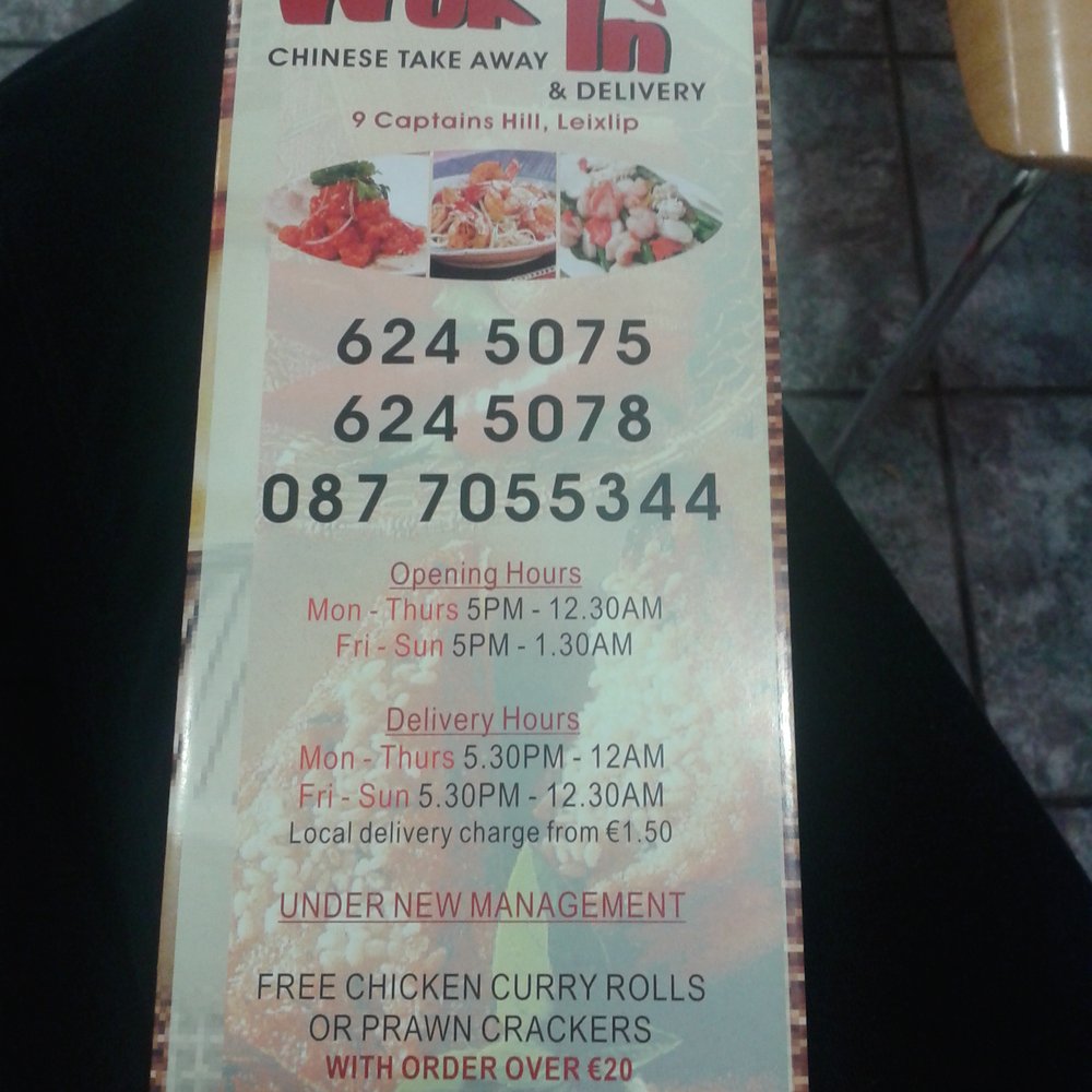 Wok In - Fast Food Near Me - Leixlip, KE Wok In - Fast Food Near Me - Leixlip, KE