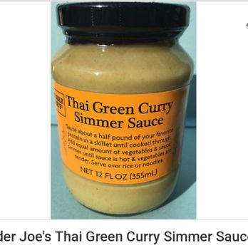 Trader Joe's - Thai green curry sauce made with coconut milk. - Grocery Near Me - Leawood, Kansas