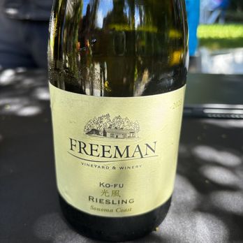 Freeman Winery - KO-FU Riesling - Wine Tasting Room Near Me - Sebastopol, California Freeman Winery - KO-FU Riesling - Wine Tasting Room Near Me - Sebastopol, California