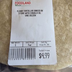 Foodland Mercado - My mold on every tortilla