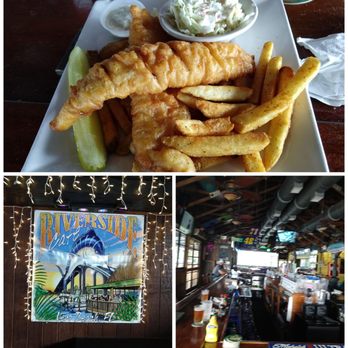 Riverside Cafe - Mushy fish....guy put glass in ice bin.....not good practice., - Sports Bars Near Me - Vero Beach, Florida Riverside Cafe - Mushy fish....guy put glass in ice bin.....not good practice., - Sports Bars Near Me - Vero Beach, Florida