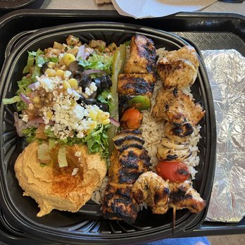 Shawarma Mediterranean Grill - Chicken Kabob Plate - Mediterranean Near Me - Centennial, Colorado Shawarma Mediterranean Grill - Chicken Kabob Plate - Mediterranean Near Me - Centennial, Colorado