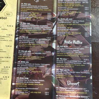 Tô Dresden - Menu - Vietnamese Near Me - Dresden, SN