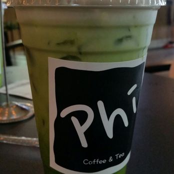 Phi Coffee & Tea - Their famous green milk tea - Coffee & Tea Near Me - Arlington, Texas Phi Coffee & Tea - Their famous green milk tea - Coffee & Tea Near Me - Arlington, Texas