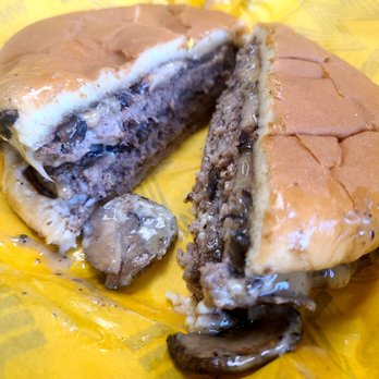 Whataburger - The mushroom Swiss was OK, burger - still kinda dry - tasted like a Salisbury steak with cheese - more sauce would've been nice - Burgers Near Me - Jacksonville, Florida Whataburger - The mushroom Swiss was OK, burger - still kinda dry - tasted like a Salisbury steak with cheese - more sauce would've been nice - Burgers Near Me - Jacksonville, Florida