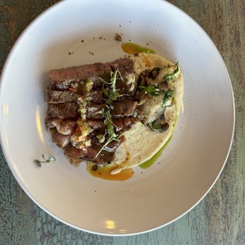 Azafran Restaurant - Ribeye 1/2 portion split with my husband - Breakfast & Brunch Near Me - Camarillo, California Azafran Restaurant - Ribeye 1/2 portion split with my husband - Breakfast & Brunch Near Me - Camarillo, California