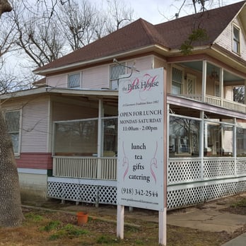 The Pink House - The restaurant is located on the first level of this refurbished pink house - Tea Rooms Near Me - Claremore, Oklahoma The Pink House - The restaurant is located on the first level of this refurbished pink house - Tea Rooms Near Me - Claremore, Oklahoma