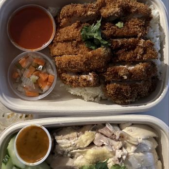 Rooster & Rice - Original chicken rice, chicken cutlet and rice , chicken skin . - Comfort Food Near Me - Beaverton, Oregon Rooster & Rice - Original chicken rice, chicken cutlet and rice , chicken skin . - Comfort Food Near Me - Beaverton, Oregon
