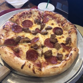 Dare Devil's Pizzeria - Small sausage and pepperoni pizza (awesome) - Pizza Near Me - Kill Devil Hills, North Carolina Dare Devil's Pizzeria - Small sausage and pepperoni pizza (awesome) - Pizza Near Me - Kill Devil Hills, North Carolina