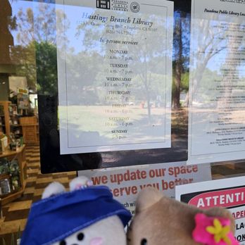 Hastings Branch Pasadena Public Library - Hours of operation as of 6.10.26 - Libraries Near Me - Pasadena, California Hastings Branch Pasadena Public Library - Hours of operation as of 6.10.26 - Libraries Near Me - Pasadena, California