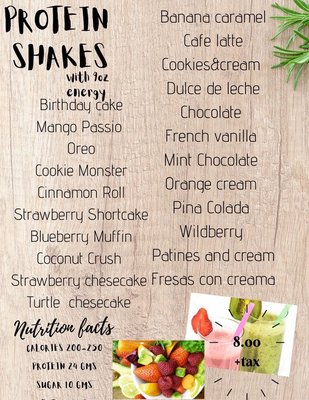 Menu photo 1 La Grange Protein Bar La Grange, KY Menu photo 1 La Grange Protein Bar La Grange, KY