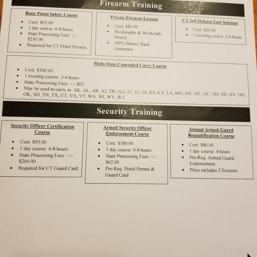 Goldeneye Training Academy - Security and firearm training classes - Security Services Near Me - Orange, Connecticut Goldeneye Training Academy - Security and firearm training classes - Security Services Near Me - Orange, Connecticut
