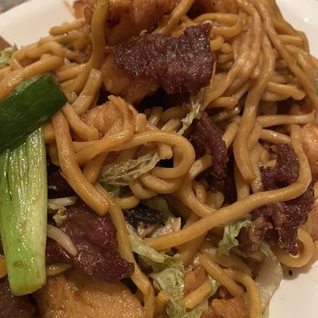 Grace's Steak & Seafood - Combination Lo mein - Asian Fusion Near Me - Bowie, Maryland Grace's Steak & Seafood - Combination Lo mein - Asian Fusion Near Me - Bowie, Maryland