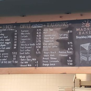 Madruga Bakery - Menu - Coffee & Tea Near Me - Coral Gables, Florida
