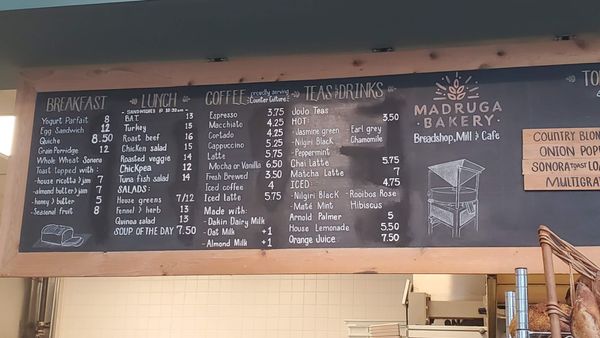 Menu photo 1 Madruga Bakery Coral Gables, FL