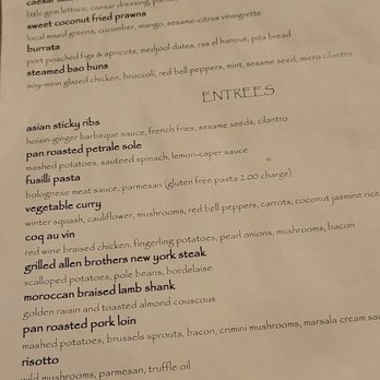 Celadon - Menu - Seafood Near Me - Napa, California